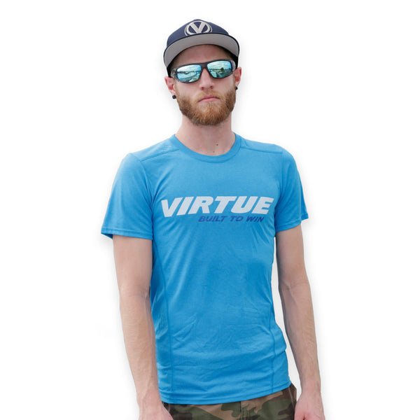 Virtue Proformance Dry Fit Shirt - Iconic - Marbled Cyan