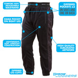 Virtue Jogger Pants - Built To Win - Graphic Black