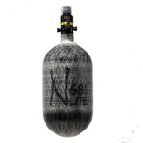 Ninja Paintball Lite Carbon Fiber Compressed Air Tank w/ Pro V2 Reg - Grey 68/4500