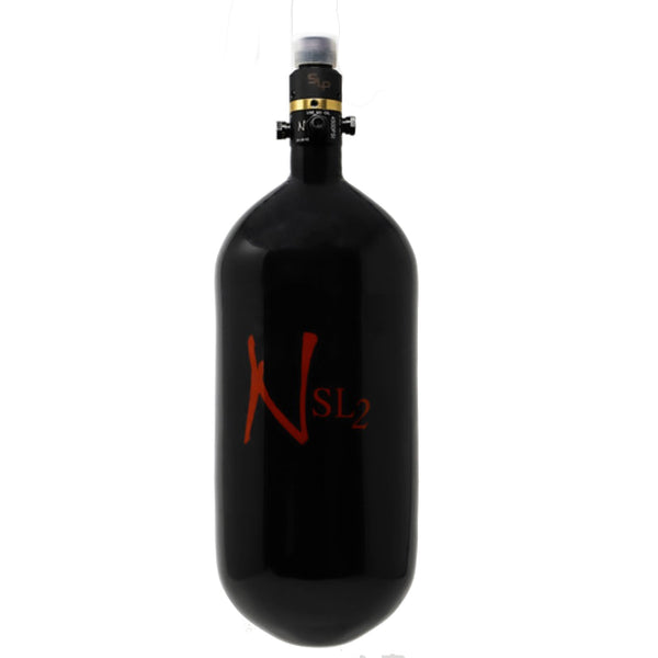 Ninja Paintball SL2 Carbon Fiber Compressed Air Tank w/ Pro V2 Reg - Black 90/4500 (SLP)