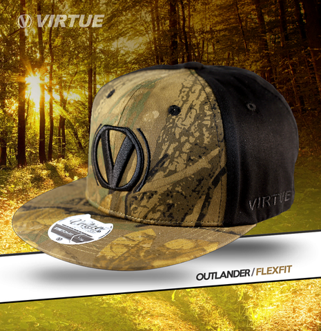 Virtue Outlander Fitted Hat - Mirkwood Camo / Black