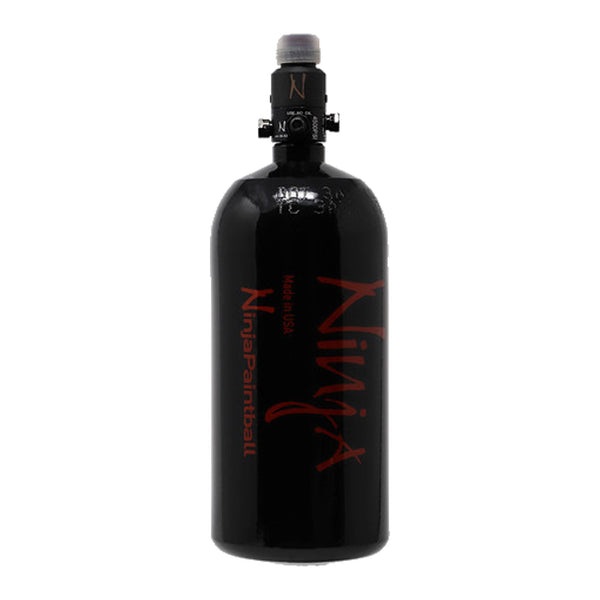 Ninja Paintball Aluminum Compressed Air Tank w/ Standard Reg - Black 48/3000
