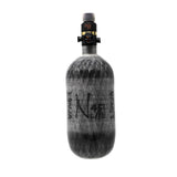 Ninja Paintball Lite Carbon Fiber Compressed Air Tank w/ Pro V2 Reg - Grey 45/4500